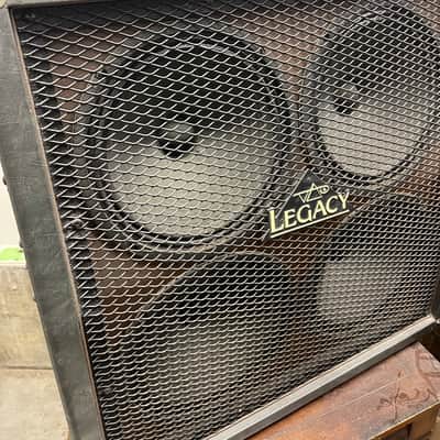 Carvin Steve Vai Legacy 4x12 Speaker Cabinet, C412 Green, black image 1