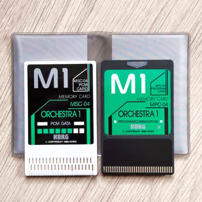 Korg M1 / M1R / EX ROM Card Data Set // Orchestra MSC-4S (MPC-04 + MSC-04)