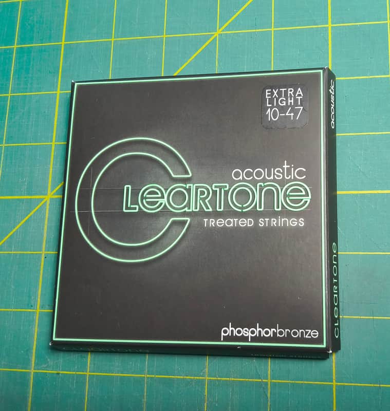 Cleartone  Coated Phosphor Bronze Acoustic Guitar Strings 10-47 image 1