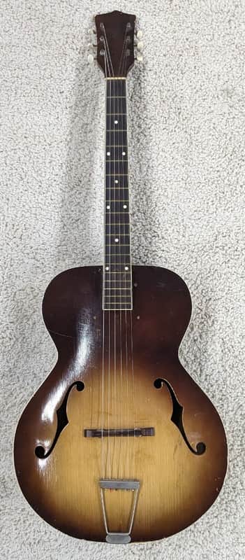 Vintage 1960s Kay Model N-1 Acoustic Archtop Guitar, Sunburst | Reverb