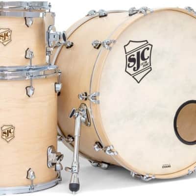 SJC Custom Drums Tour Series 3-piece Shell Pack - Natural image 2