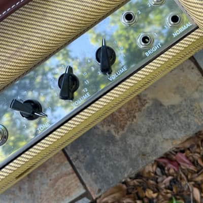 Weber Handwired Tweed Deluxe 5E3 Narrow Panel 15-Watt 1x12" Guitar Combo 1955 - 1960 - Tweed image 3
