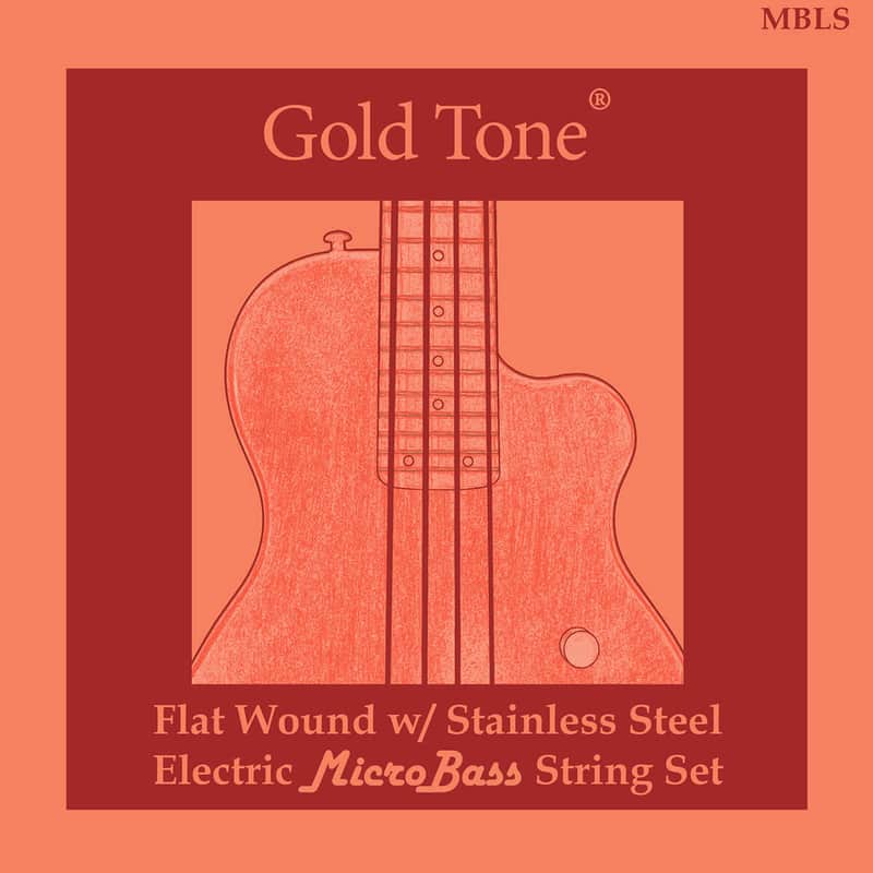 Gold Tone MBLS MicroBass LaBella Flatwound Strings image 1