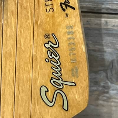 Squier MIJ Stratocaster  1987 - Black image 4