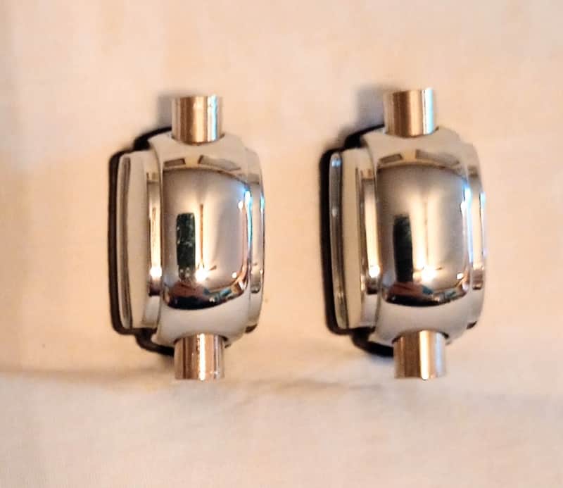 TAMA PICCOLO SNARE DRUM LUGS PAIR - CHROME - FREE SHIP TO C-USA! image 1