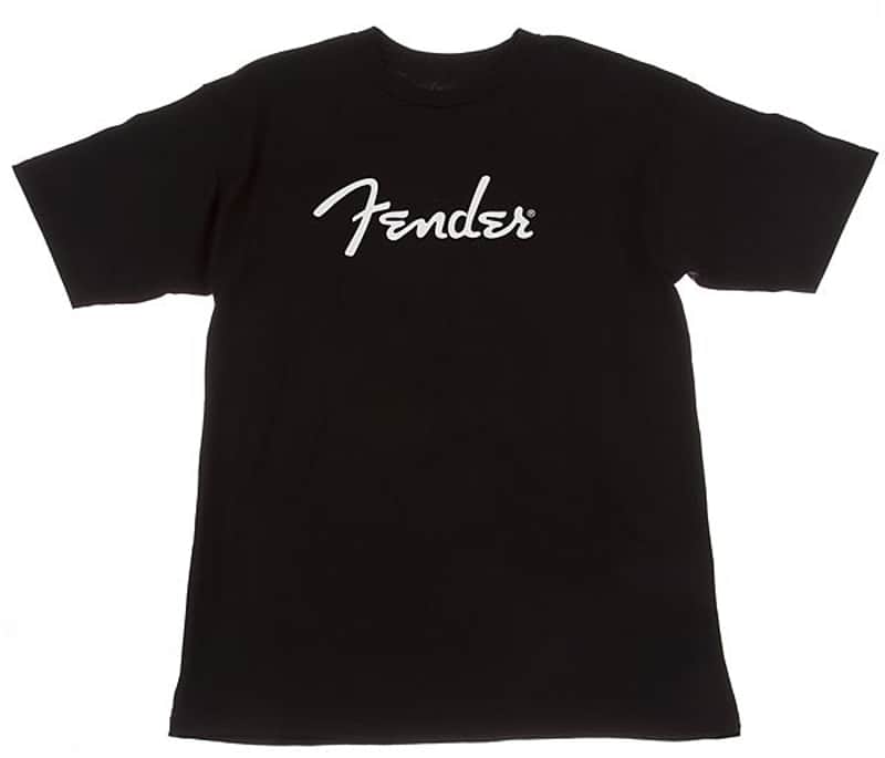 Fender Spaghetti Logo T-Shirt, Black, L 2016 image 2