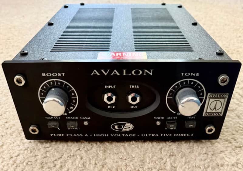 Avalon U5 Anniversary Edition Direct Box / Instrument Preamp 2010s - Black image 1