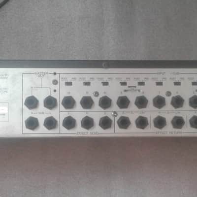 Korg KMX-122 (new April listing 2026) rare analogue high quality rack line 12 channels (18 channels with 3AUX!) mixer, convenient to use with jacks on front and back, pre/post switches rare in small mixers. Also known as a synth / keyboard mixer. image 3