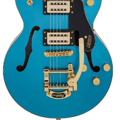 Gretsch G2655TG Ltd Edition Streamliner Double-Cut with Bigsby -Riviera Blue image 1