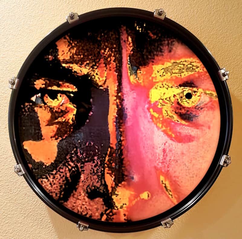 Neil Peart, Test For Echo, 22" Bass Drum Head image 1