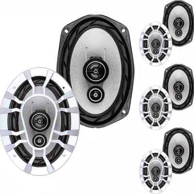 5 Core 6X9 Inch 4 Pieces Car Audio Coaxial Speaker 3 Way 1600 Watts PMPO Full Range Speakers Bild 6