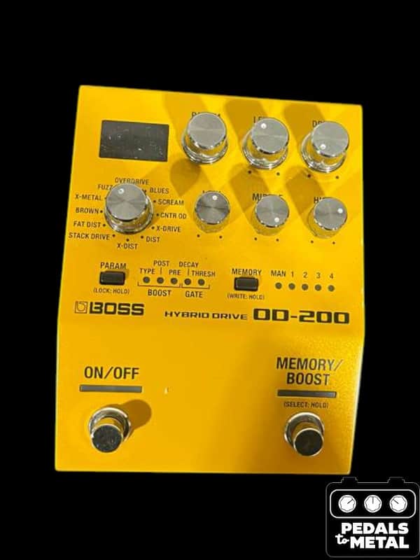 Boss OD-200 Overdrive 2019 - Present - Orange - X17728 image 1