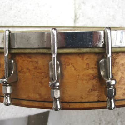 Slingerland Banjo Mandolin, 1920's, Birdseye Maple Pot, Tone Ring, 10 3/4" head, Abalone Inlays, Case image 9