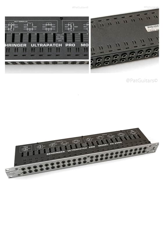 Behringer Ultrapatch Pro PX2000 48-Point TS Patchbay | Reverb UK