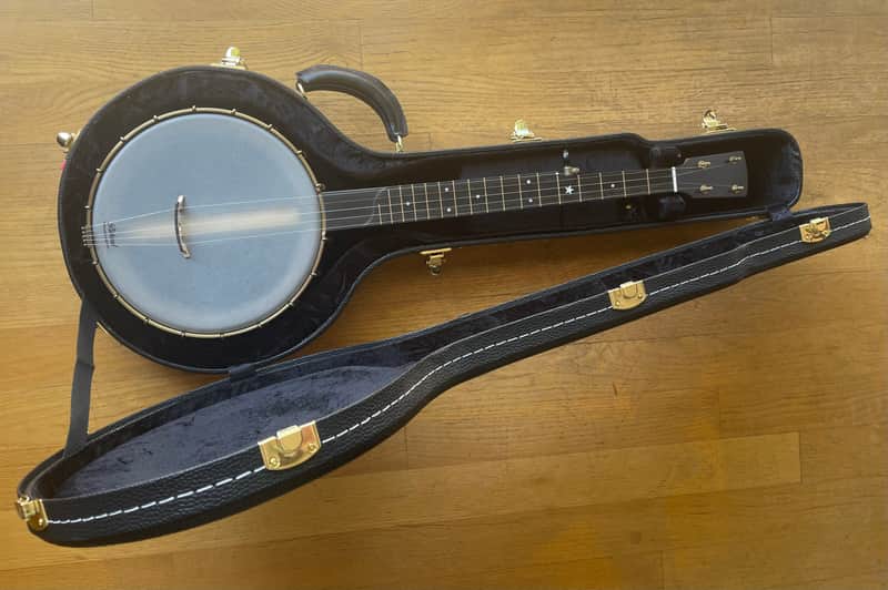 Rickard Maple Ridge 11” Open Back 5-String Banjo 2000’s - Natural Amber Maple / Black Rim image 1