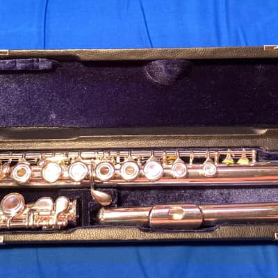Unbranded Silver Plated Student Flute-Open Hole-Inline G-French Case w/Cover image 8