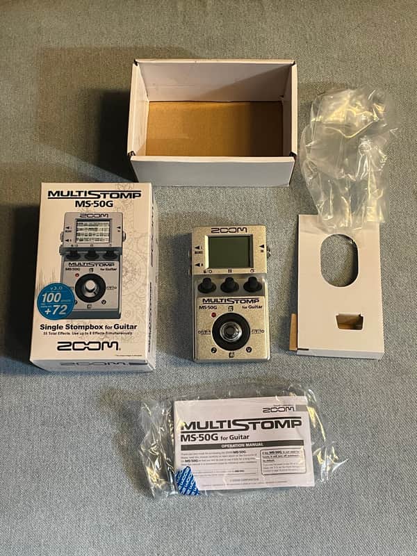 Zoom MS-50G MultiStomp Effects Pedal - Silver image 1