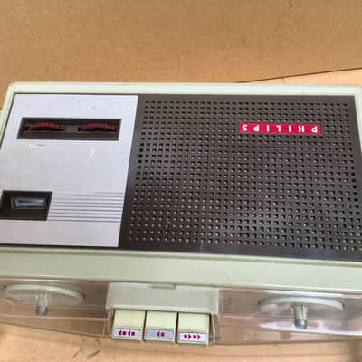 Philips Vintage Portable analog reel to reel tape player recorder image 3