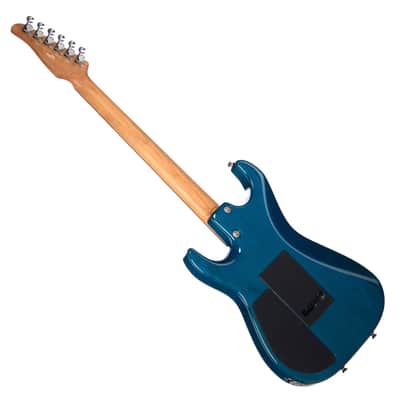 Tom Anderson Drop Top - Sheer Ultraviolet Blue with Binding - Custom Boutique Electric Guitar - NEW! image 10