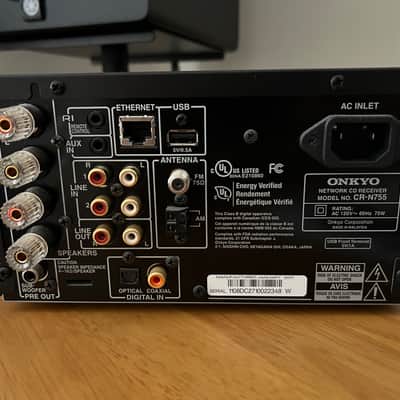 Onkyo CR-N755 Network Receiver 2010's - Black image 3
