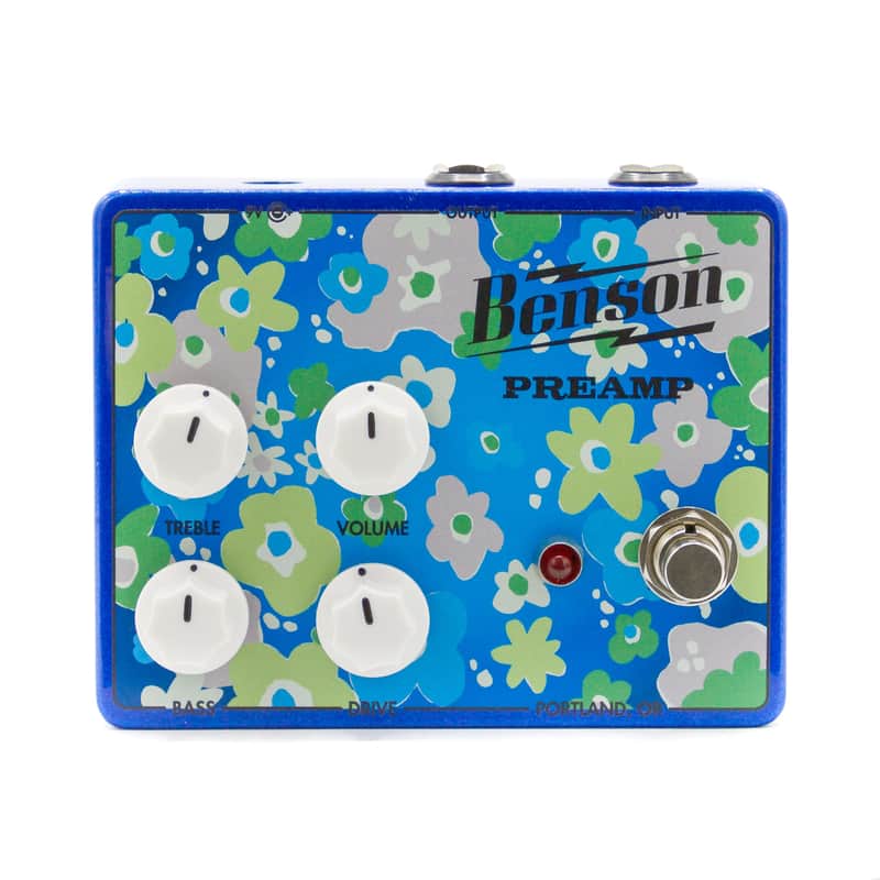 Benson Amps Preamp Pedal - Flower Child. NEW, Authorized Dealer) image 1