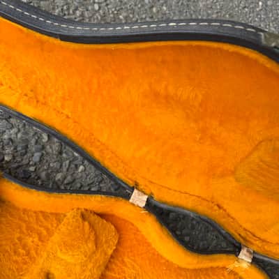 1960s Gibson SG Case - Black Tolex Marigold Lining Standard Junior Special image 5