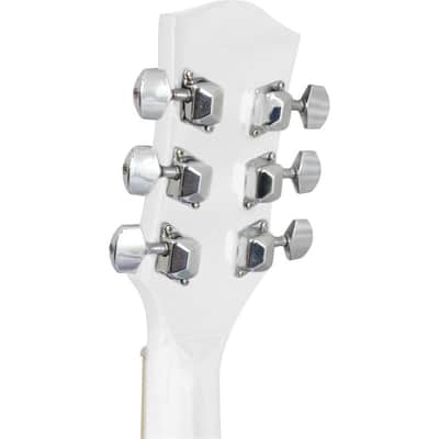 Tiger ACG3 Acoustic Guitar Pack for Beginners, Full Size, White image 4