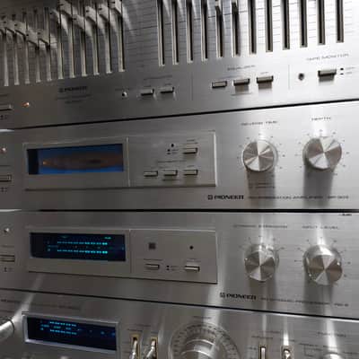 Pioneer SA-9800 Integrated Amplifier Recapped, CTF-1250 Tape Deck, Equalizer SG-9800, Reverberation SR-303 and Dynamic Processor RG-2. image 3