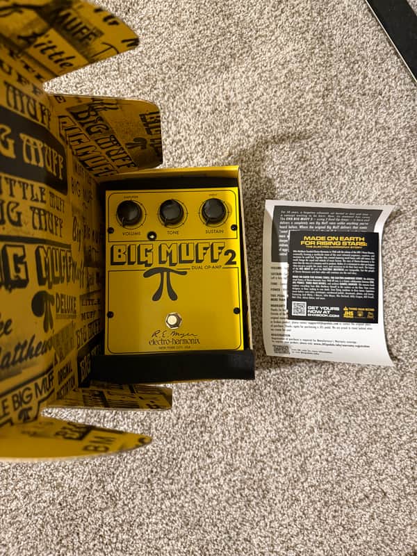 Brand New Limited Edition Third Man Hardware Big Muff 2 with Made On Earth for Rising Stars: The Electro-Harmonix Story Limited Edition Book ONLY 300 Made! image 1