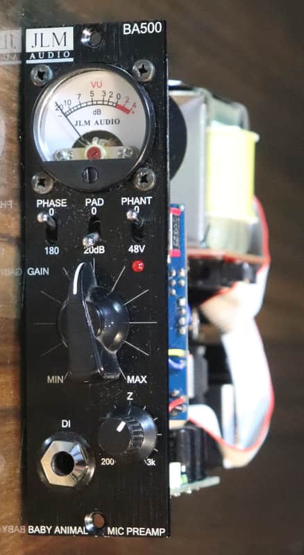 JLM Audio BA500 v1 Baby Animal Mic Pre 500 Series module image 1