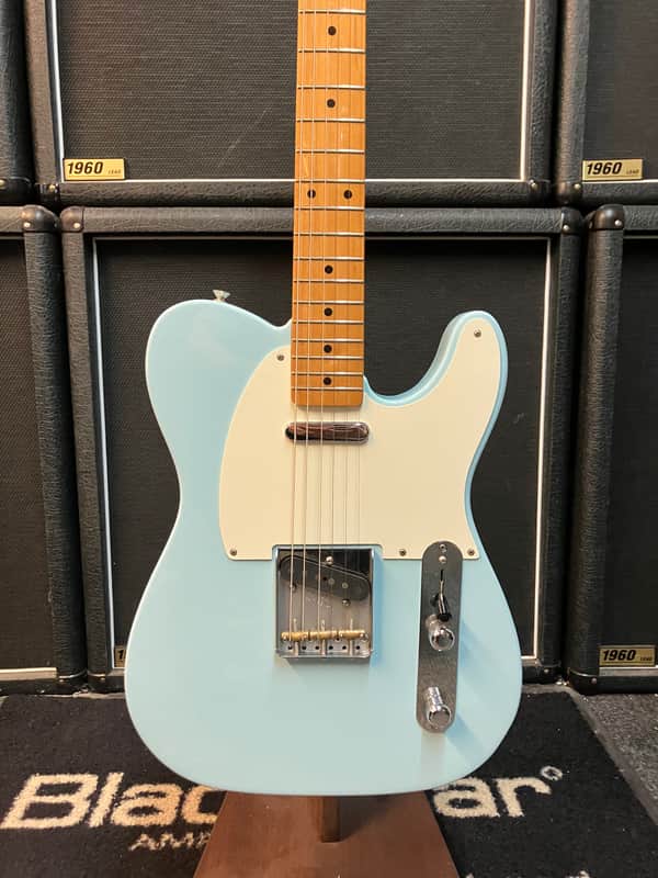 Fender Vintera '50s Telecaster with Maple Fretboard 2019 - 2023 - Sonic Blue