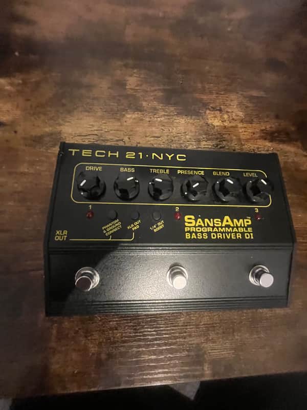 Tech 21 Sansamp Programmable Bass Driver