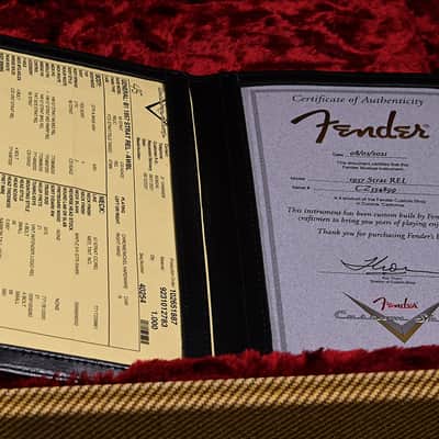 Fender Custom Shop Stratocaster 1957 Relic Aged White Blonde image 2