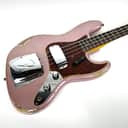Fender Custom Shop '61 Jazz Bass 2024 - Burgundy Mist Heavy Relic