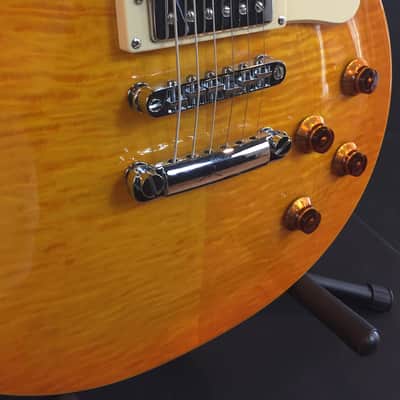 Agile AL-2000 Electric Guitar Flamed Lemon Burst image 8