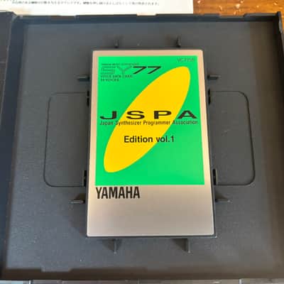 YAMAHA SY77 VOICE DATA CARD JSPA vol.1 VC7705 image 3