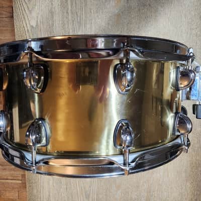 Premier Artist Brass 14" x 6.5" Snare - Brass W/ Roadrunner Soft Case image 3