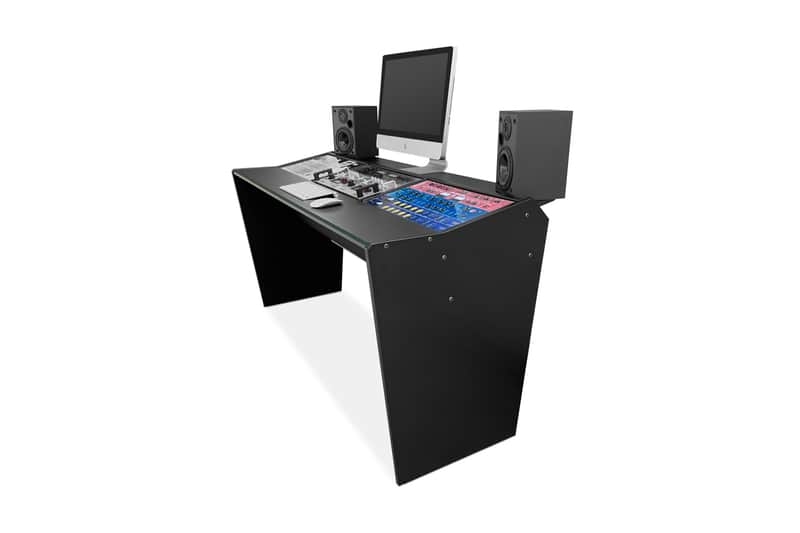 Raystag -18 music production desk Black textured image 1