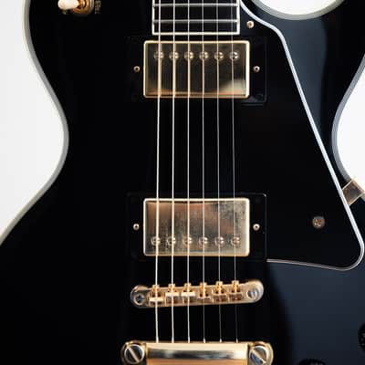 2023 Epiphone Les Paul Custom - in Ebony Black & Gold image 4