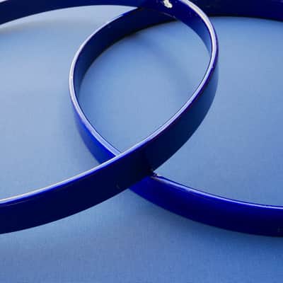 Sonor Delite Bassdrum Hoops 20" Metallic Marine 90s image 2