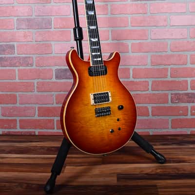 Hamer Custom Sunburst Flame Maple Top Cherry Sunburst Factory Sustainiac 1989 w/OHSC image 3