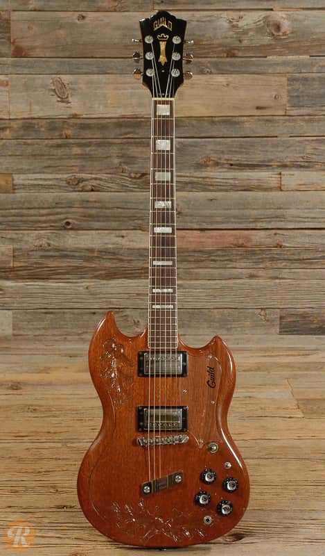 Guild S-100 Carved Carved Natural image 2
