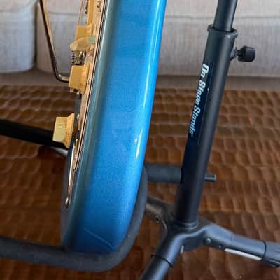 Fender American Professional Stratocaster Guitar Faded Lake Placid Blue 2022 - Gloss image 7