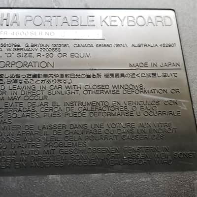 Yamaha PSR-4600 80s - black image 21