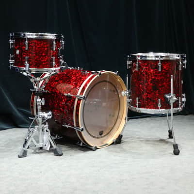 Sonor Momentum Beech Drum Kit 20-12-14in - Red Pearl image 4