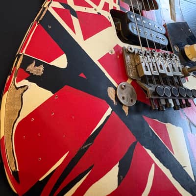 EVH Striped series Frankie Frankenstrat Relic image 2