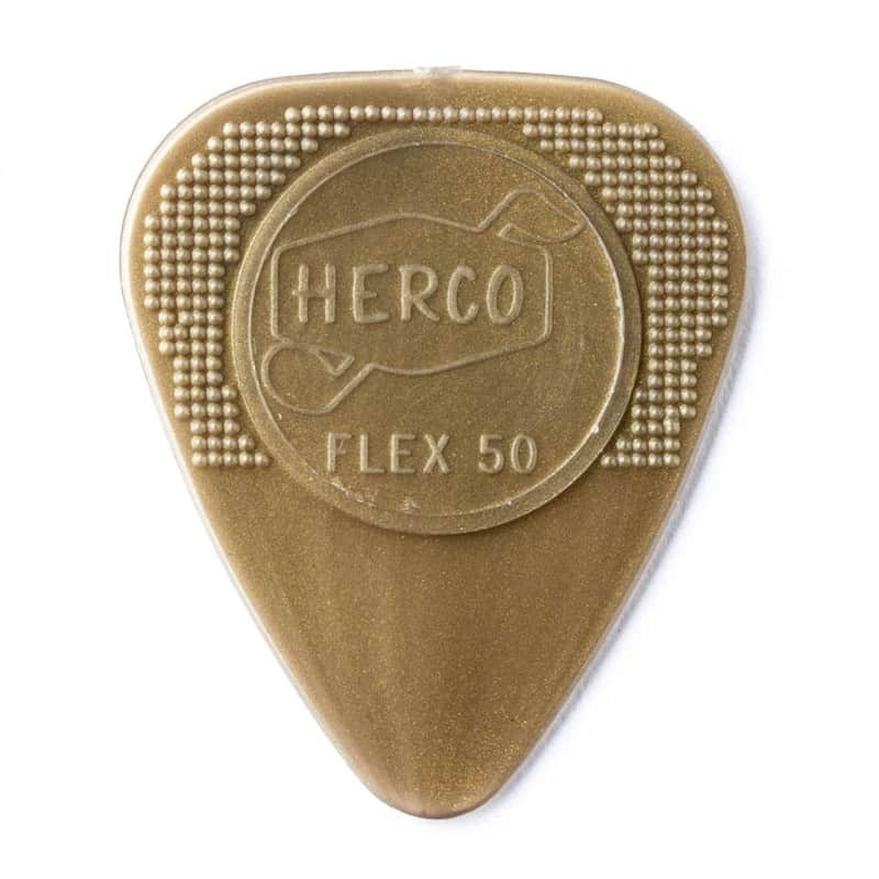 Dunlop HE210 Herco Nylon Flex 50 Medium Guitar Picks (100-Pack) image 1