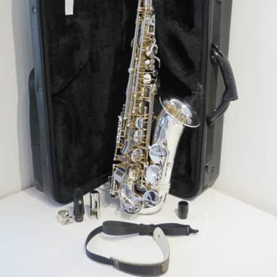 Selmer La Voix II SAS-280RS Silver Plated Alto Saxophone with Case image 1