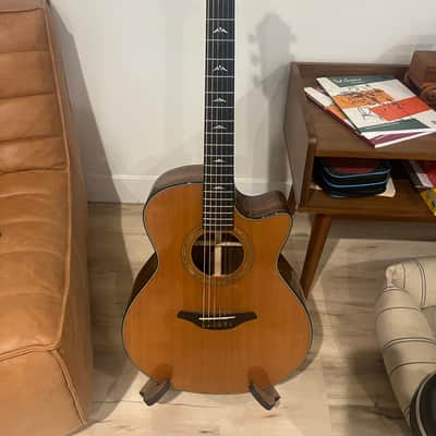Stone bridge G 23 CR Cutaway 2012 - Cedar top, rosewood back & sides, Ebony, fright, board, and saddle image 1