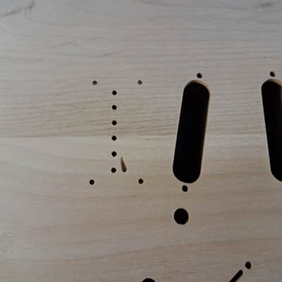 Unfinished Alder SSS Hardtail guitar body - fits Fender Strat Stratocaster necks J2508 image 2